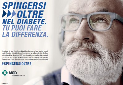 Diabete Tipo 2, bisogna “spingersi oltre”. Msd Italia lancia una campagna social per aiutare malati, familiari e caregivers ad essere più consapevoli