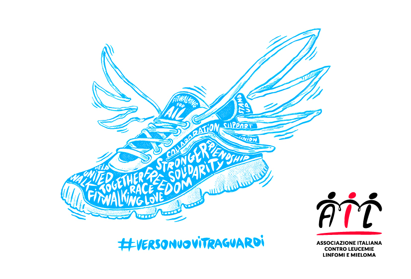 Fitwalking for AIL 2020, una passeggiata virtuale contro le malattie del sangue