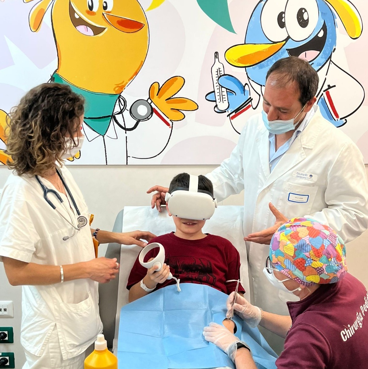 Al pronto soccorso pediatrico del Gemelli con la realtà virtuale i piccoli non piangono più