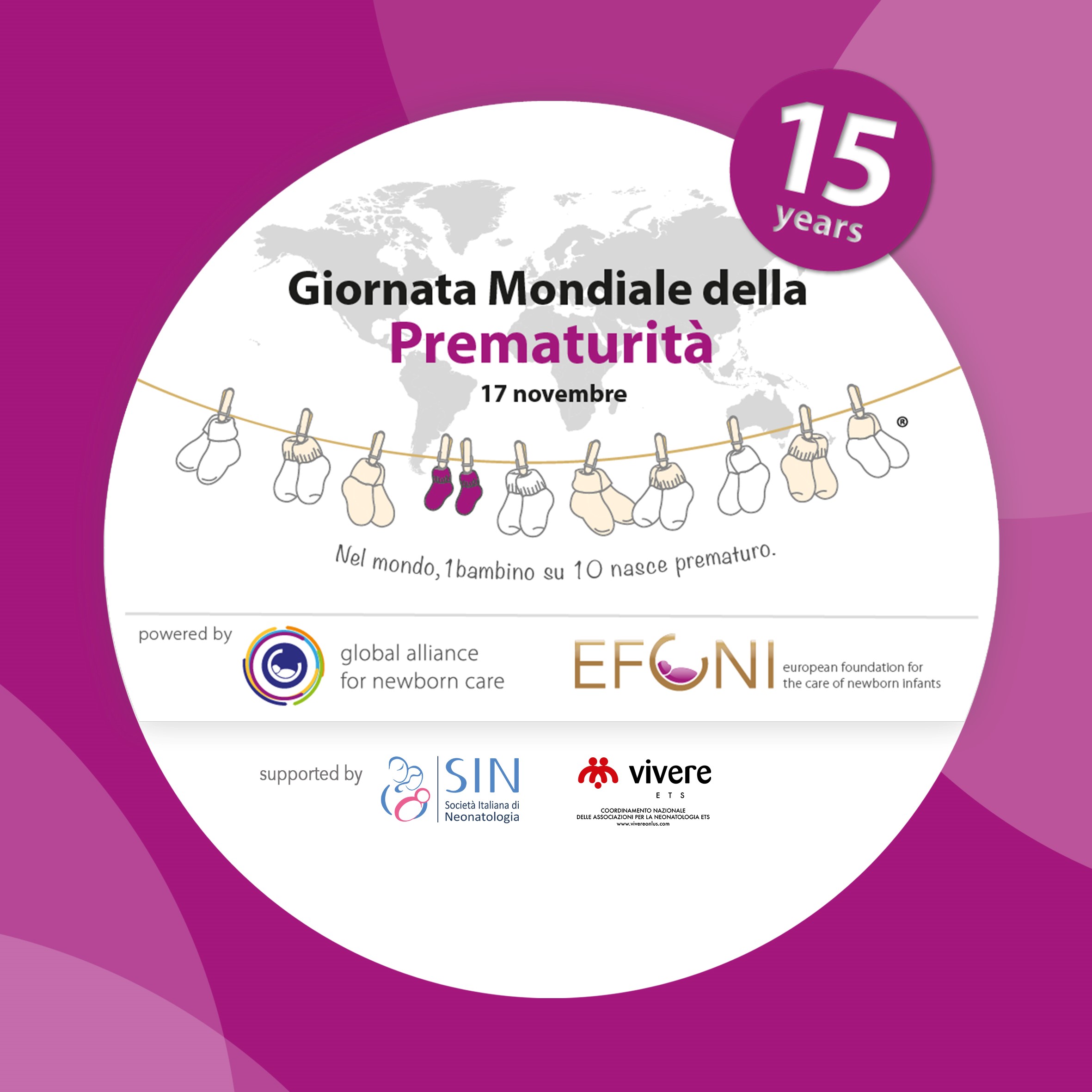 Giornata mondiale del neonato prematuro. Ogni anno 25.000 in Italia