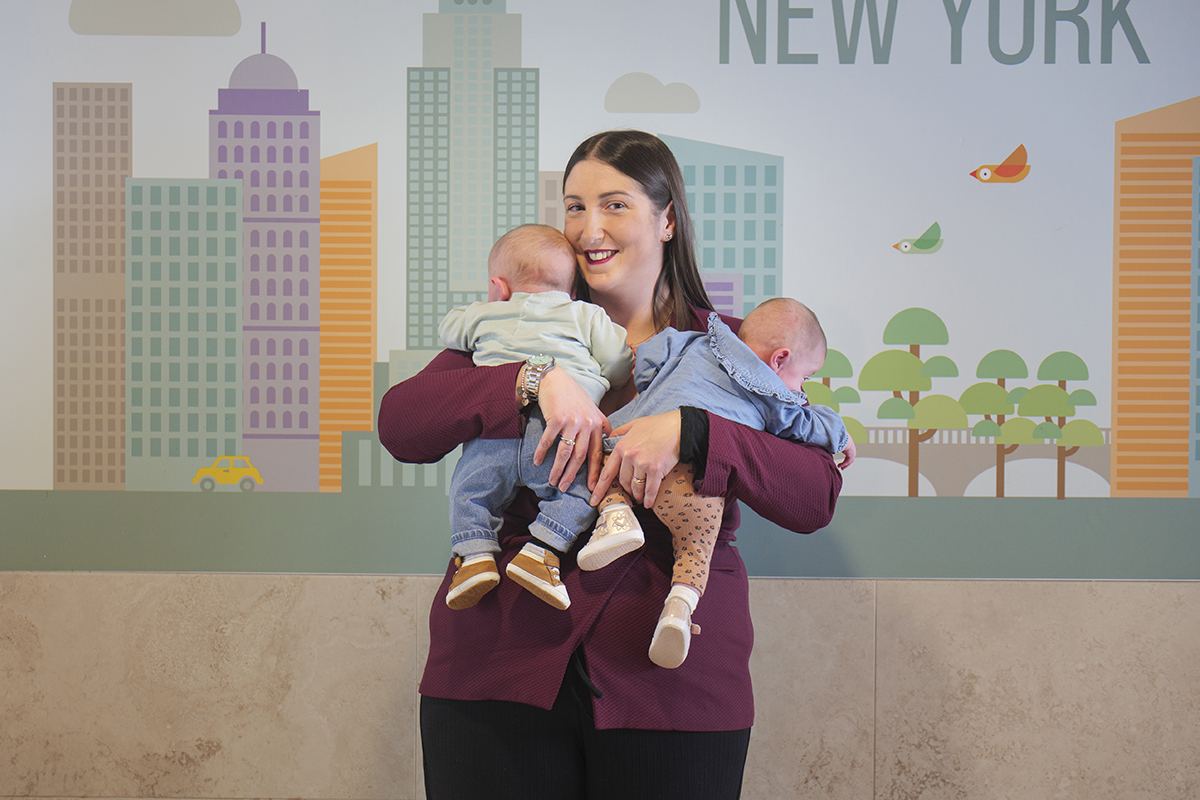 Nata con il cuore a metà diventa mamma di due gemelli