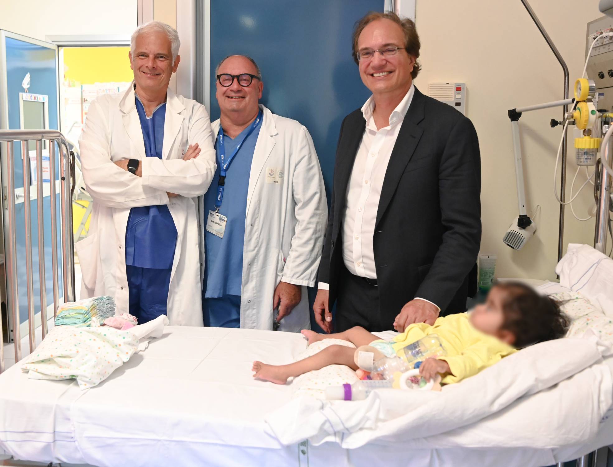 Al Gaslini ricostruito il cuore di una bambina palestinese di 13 mesi