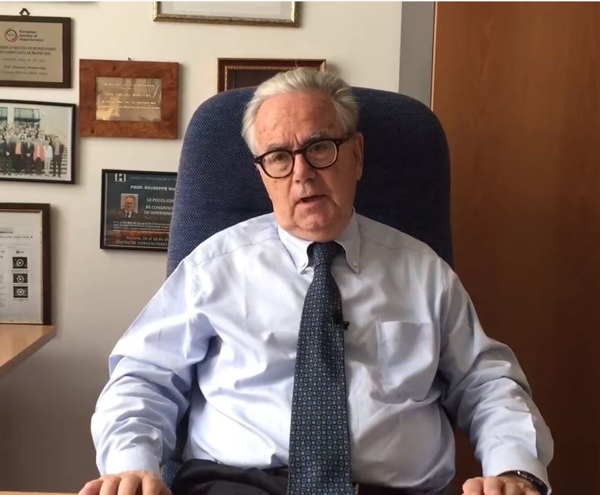 Assegnato a Giuseppe Mancia il Premio Fadoi Ricerca