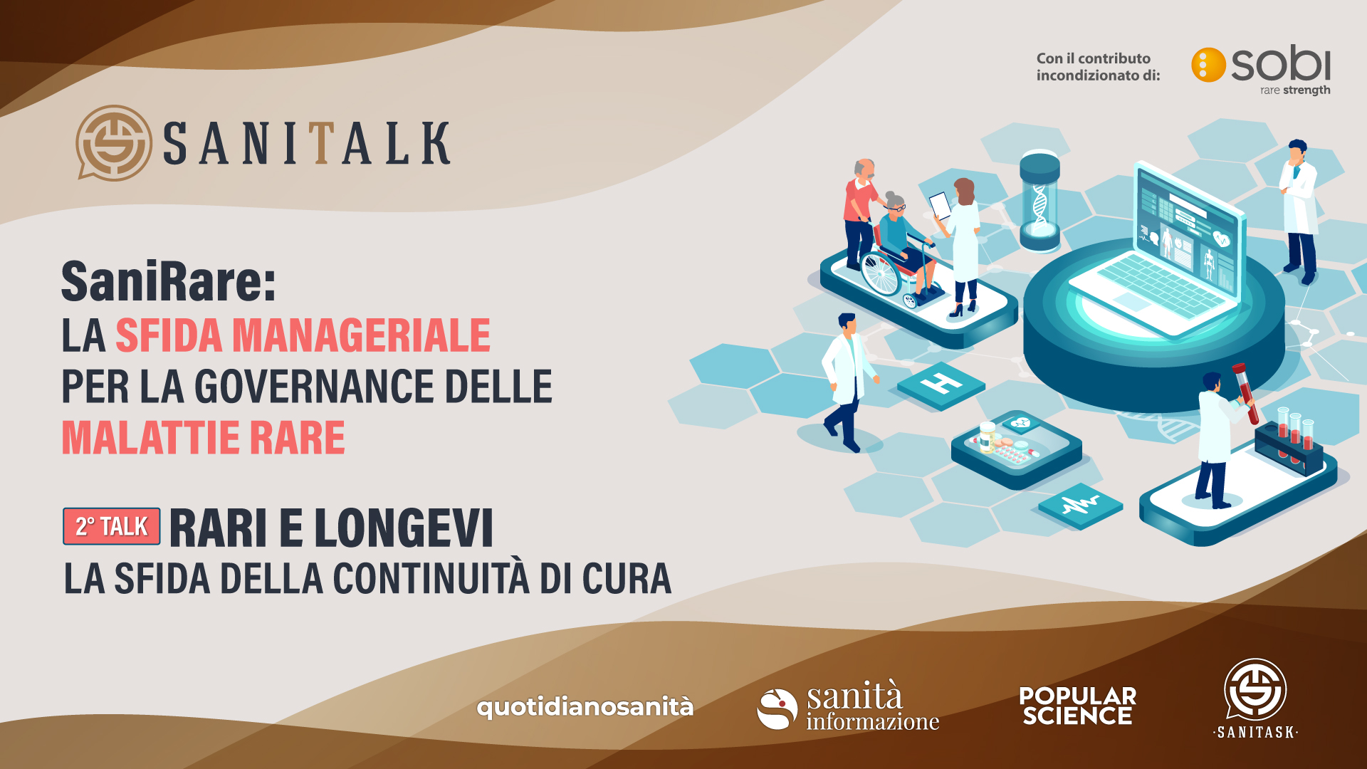 SaniRare. La sfida della continuità assistenziale per i pazienti rari, sempre più longevi (QSPro)